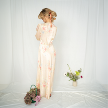 Load image into Gallery viewer, Vintage 1930s satin floral gown