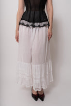Load image into Gallery viewer, Antique White Cotton French Petticoat Skirt