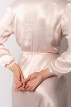 Load image into Gallery viewer, Vintage 1930s Blush Satin Maxi Gown