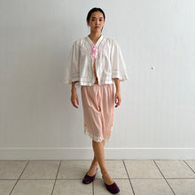 Load image into Gallery viewer, Antique cotton and lace blush bloomers