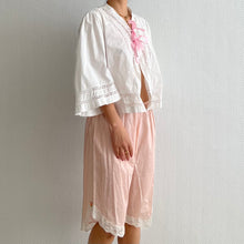Load image into Gallery viewer, Antique cotton and lace blush bloomers