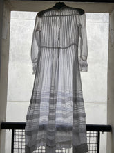 Load image into Gallery viewer, Vintage sheer white antique dress