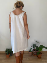 Load image into Gallery viewer, Edwardian cotton nightgown