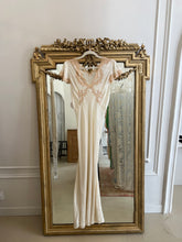 Load image into Gallery viewer, Vintage 1930s cream silk dress with antique French lace