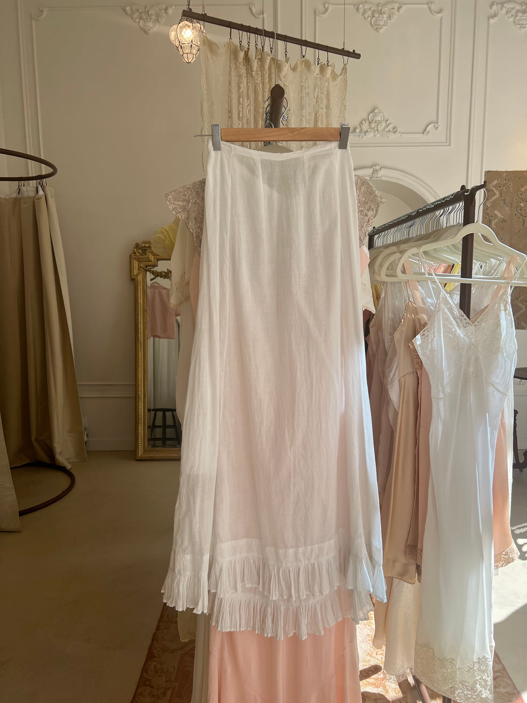 Antique cotton skirt