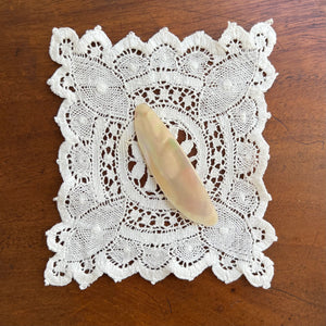 Antique mother of pearl brooch