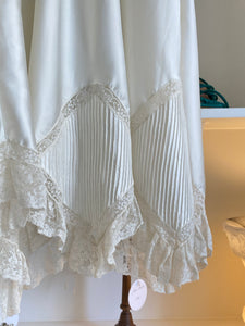 Vintage cream 90s slip dress