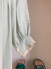 Load image into Gallery viewer, SECOND PAYMENT Antique 1930s silk mousseline in mint green color set