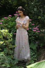 Load image into Gallery viewer, Vintage 1930s silk chiffon floral day dress