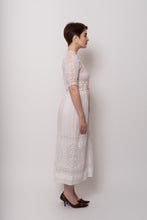 Load image into Gallery viewer, Antique Edwardian Cotton Cutwork Day Dress