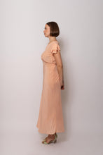 Load image into Gallery viewer, Vintage 1930s Silk Peach Maxi Dress