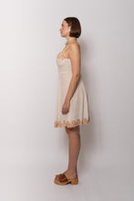 Load image into Gallery viewer, Vintage 1930s Silk Slip Dress in Ivory Color