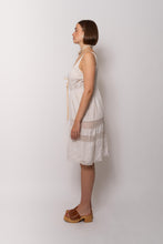 Load image into Gallery viewer, Antique Cotton White Dress Lace Panels