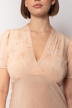 Load image into Gallery viewer, Vintage 1930s Peach Silk Maxi Dress