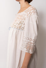 Load image into Gallery viewer, Antique Empire Waist French Cotton Maxi Dress