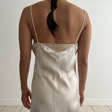 Load image into Gallery viewer, Vintage La Perla 1970s silk and lace pearl slip dress