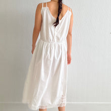 Load image into Gallery viewer, Antique 1920s geometric cotton slip dress
