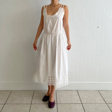 Load image into Gallery viewer, Antique 1920s geometric cotton slip dress