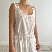 Load image into Gallery viewer, Antique 1920s geometric cotton slip dress