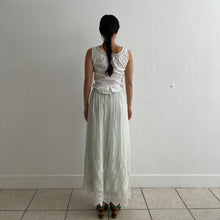 Load image into Gallery viewer, Edwardian green and white skirt