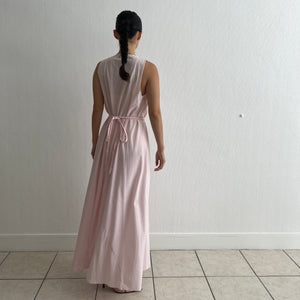 Vintage 1930s pink cotton dress