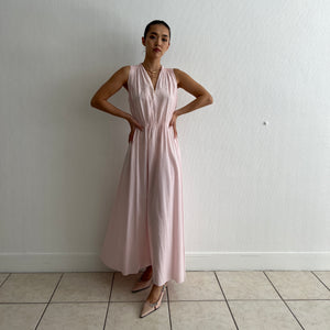 Vintage 1930s pink cotton dress
