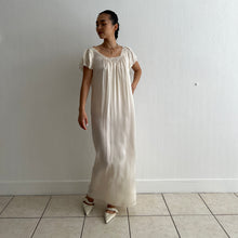 Load image into Gallery viewer, Vintage 1930s silk lace cream dress