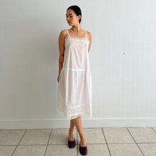 Load image into Gallery viewer, Antique 1920s white cotton batiste dress