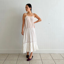 Load image into Gallery viewer, Antique 1920s cotton and lace dress