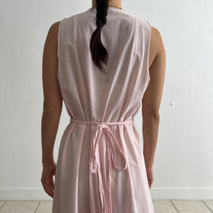 Vintage 1930s pink cotton dress