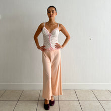 Load image into Gallery viewer, Vintage 1950s nylon light peach pants