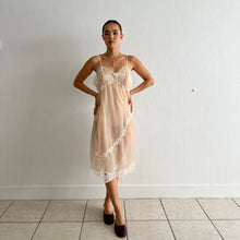 Load image into Gallery viewer, Vintage 50s nylon lace slip dress
