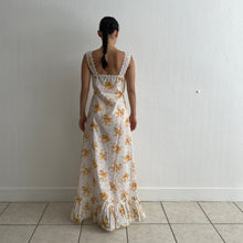 Load image into Gallery viewer, Vintage 1970s deadstock floral cotton blend dress