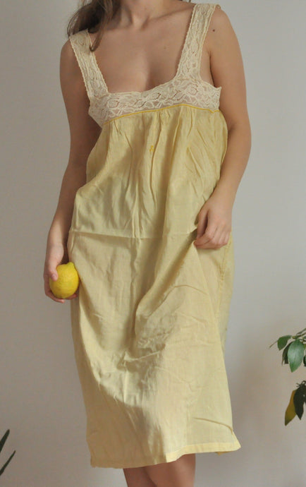 Antique lemon dress