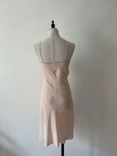 Load image into Gallery viewer, Vintage 1940s baby pink floral slip dress