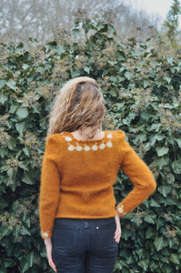 " Mollët " Mohair Silk Blend Hand Knit Sweater
