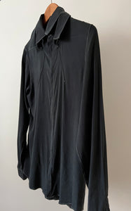Vintage 1990s Jean Paul Gaultier black blouse