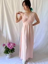 Load image into Gallery viewer, Vintage 1930s silk and tulle blush pink dress
