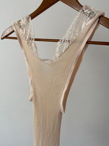 Vintage pure silk bodysuit