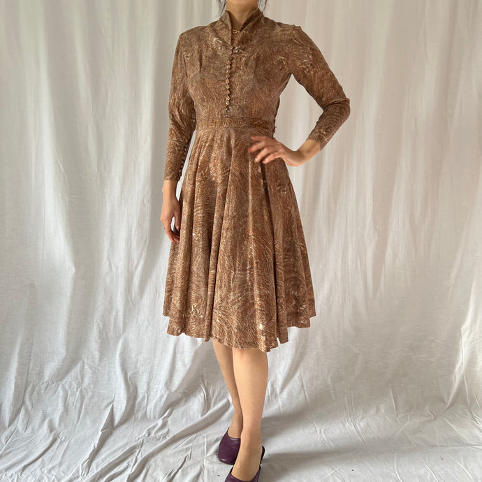 Vintage 1940s wool dress