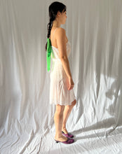 Load image into Gallery viewer, Vintage 1940s silk slip dress white