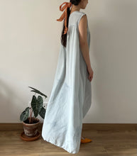 Load image into Gallery viewer, Vintage hand dyed hand embroidered silk dress