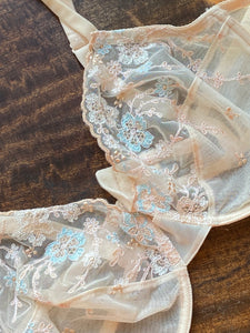 Vintage La Perla floral lace bra