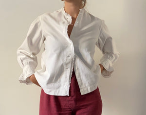 Edwardian warm cotton blouse