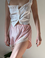 Load image into Gallery viewer, Vintage 1930s satin pink blush lace knickers