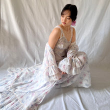 Load image into Gallery viewer, Vintage 1930s cotton playful set dress and robe