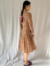 Load image into Gallery viewer, Vintage 1940s wool dress