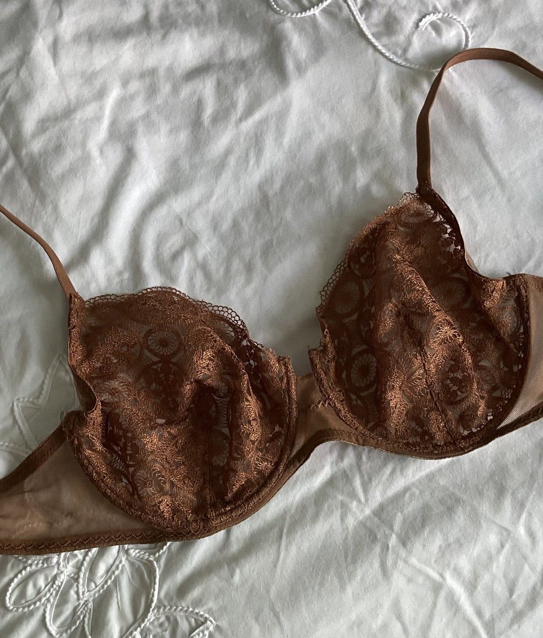 Vintage La Perla lace brown bra – Kanelle Vintage