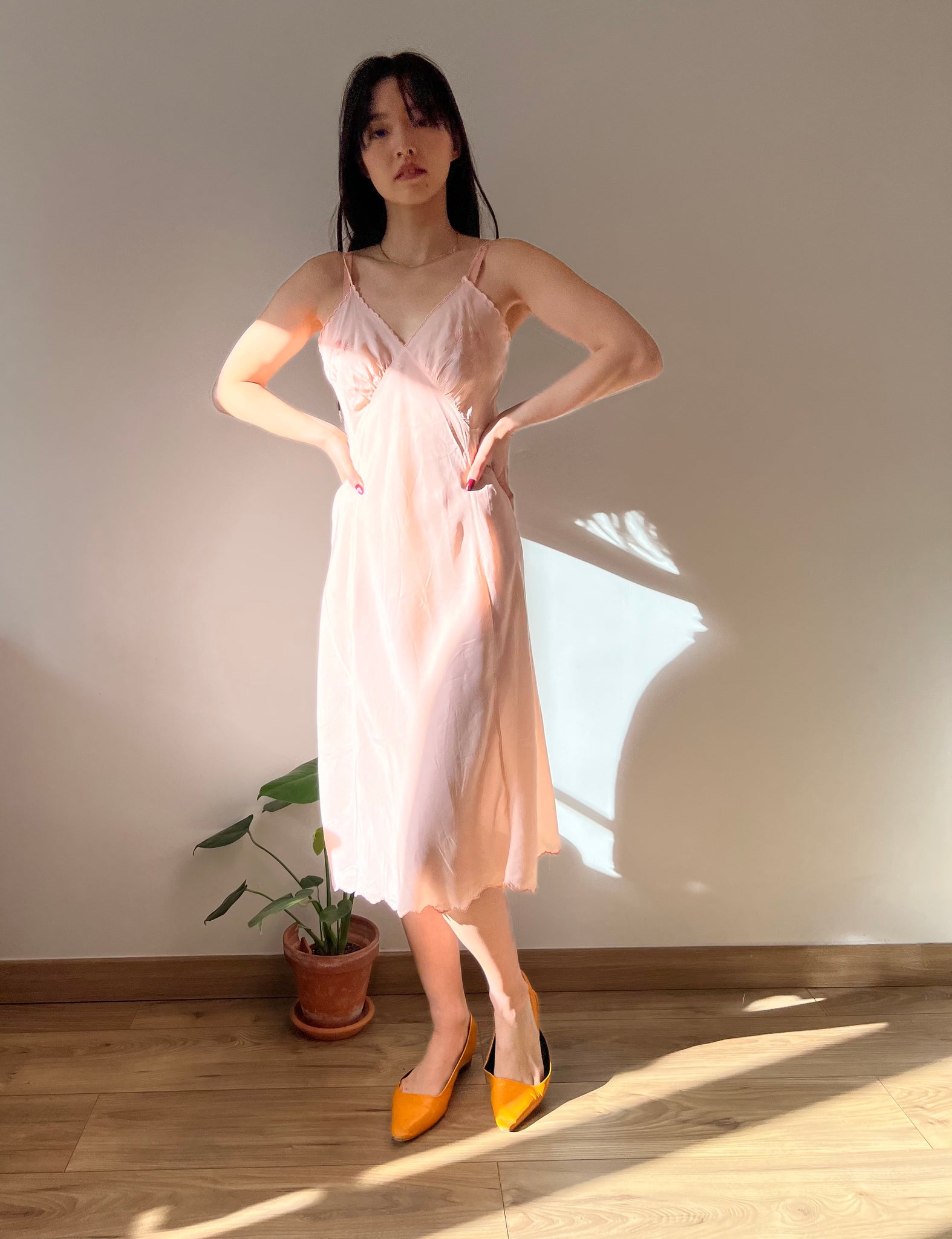 Vintage Sheer Slip Dress