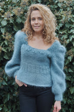 Load image into Gallery viewer, &quot; Reja &quot; Mohair Blend Hand Knit Romantic Sweater